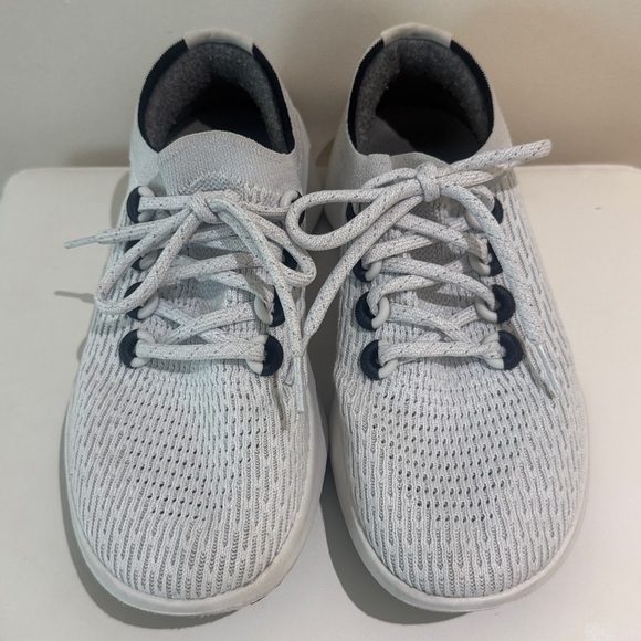 Allbirds Tree Dasher Light Gray Knit Sneakers - Picture 1 of 5